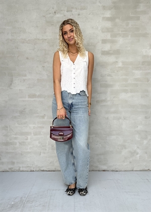 Celestine top Hvid Sissel Edelbo 